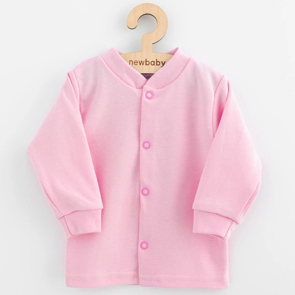 Pallto pambuku bebe, NEW BABY, Happy Elephant, madhësi 62 (3-6m), rozë