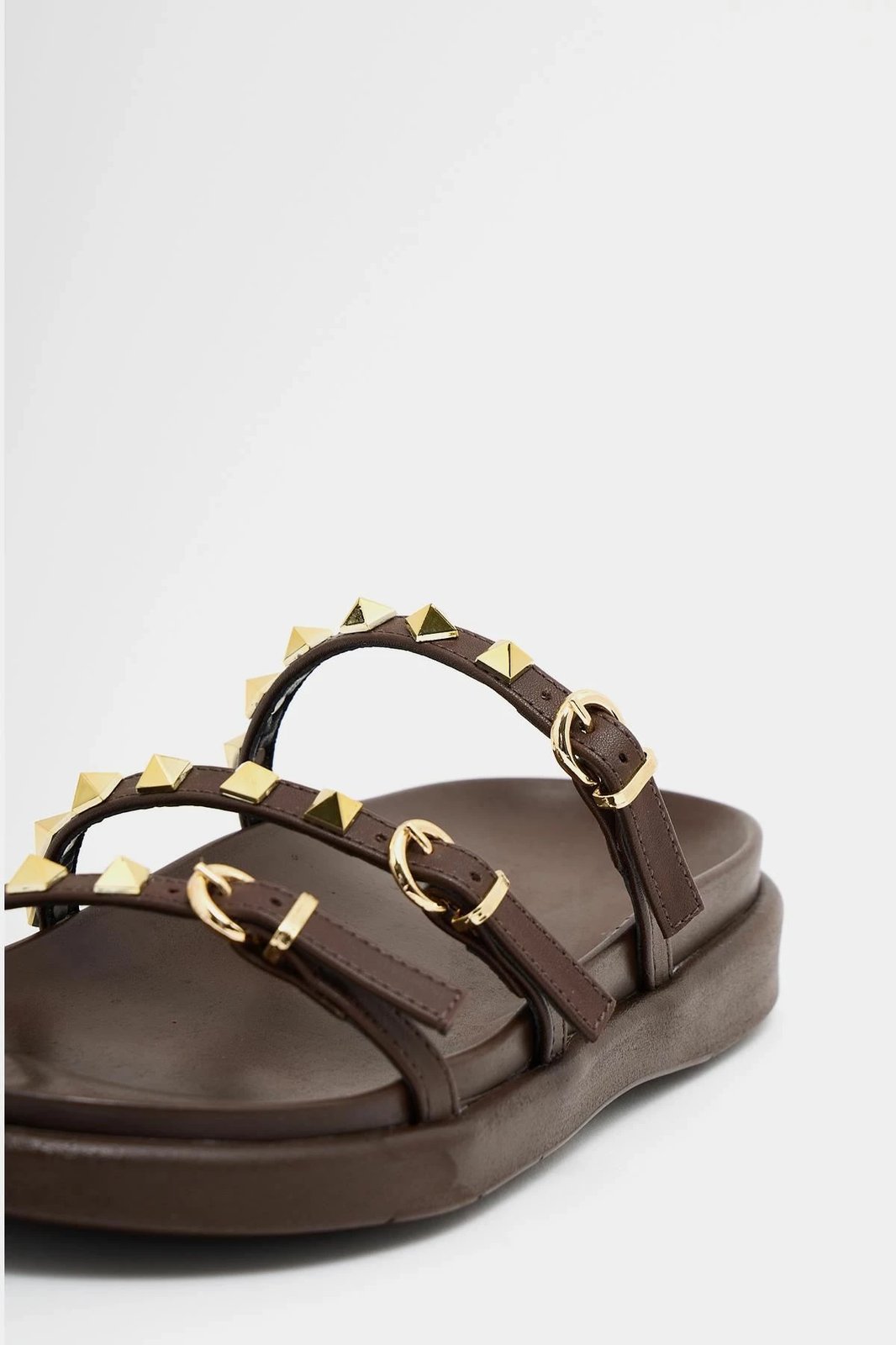 Pantofla për gra, ngjyrë kafe, Jumeon MK1340125YR20-003