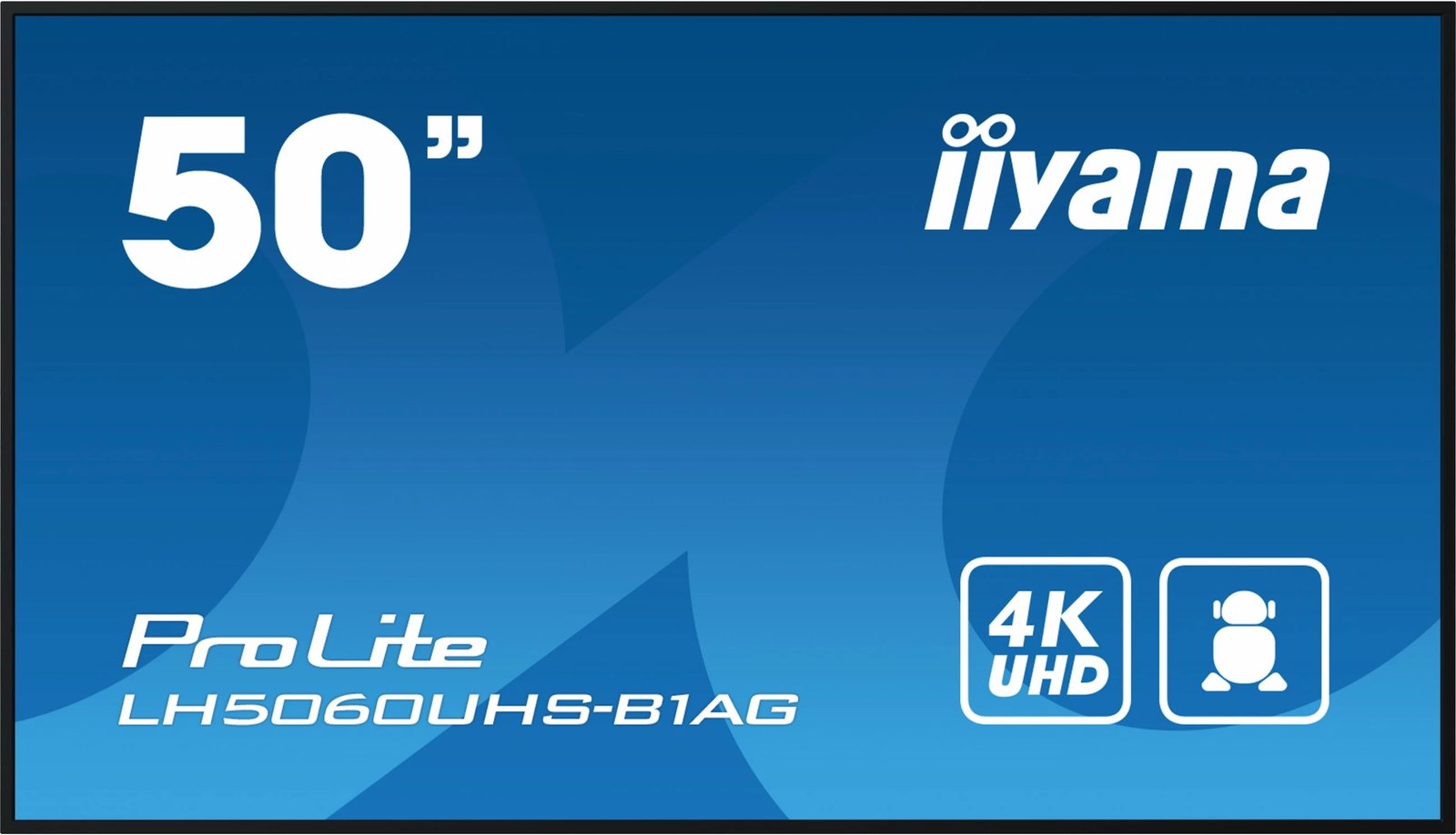 Digital A-board iiyama LH5060UHS-B1AG, 125.7 cm, LED, 4K UHD, Wi-Fi