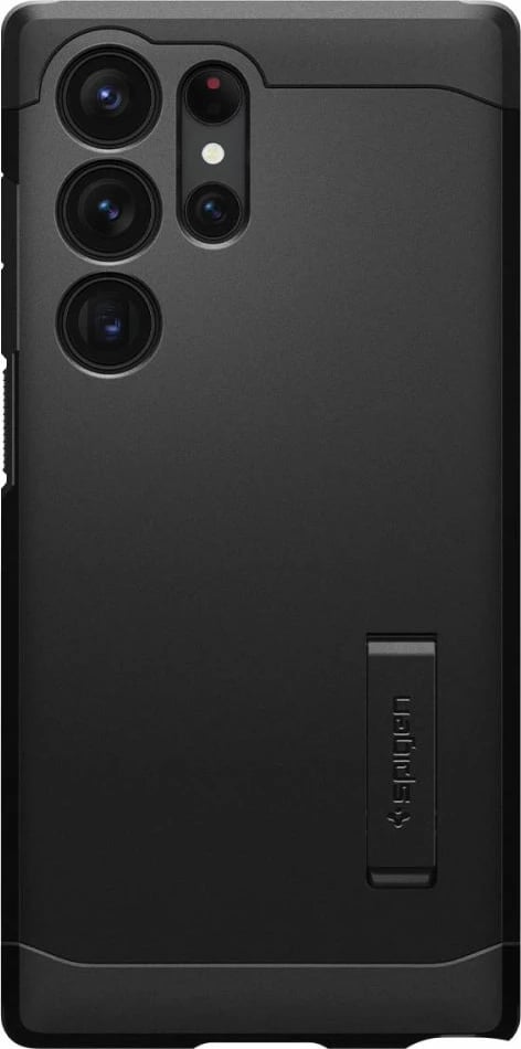 Mbështjellës Spigen Tough Armor për Samsung Galaxy S23 Ultra, i zi Mbështjellës Spigen Tough Armor për Samsung Galaxy S23 Ultra, i zi