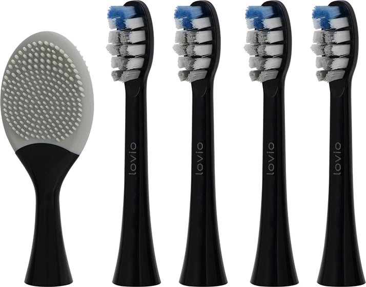 Kokë rezervë për furçë dhëmbësh elektrike Lovio SonicProtect PRO LVTB124BK-HM e zezë 5 copë
