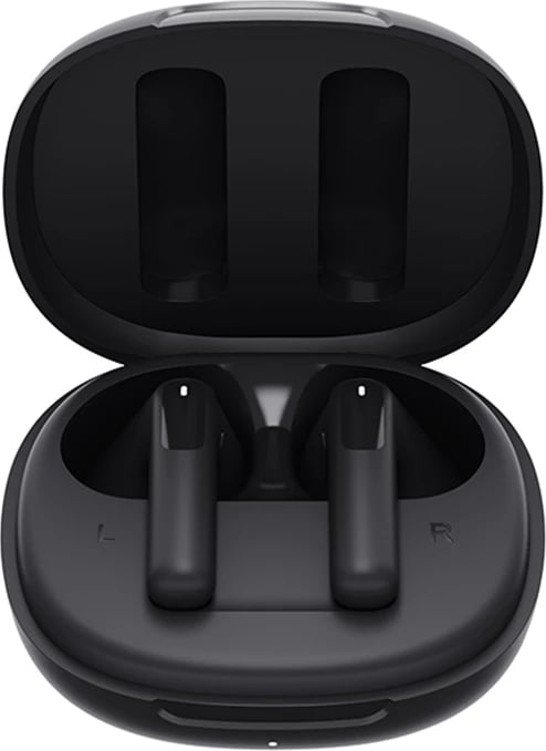 Kufje TWS QCY AilyBuds E20 HT13, Bluetooth 5.4, me mikrofon, IPX4, e zezë