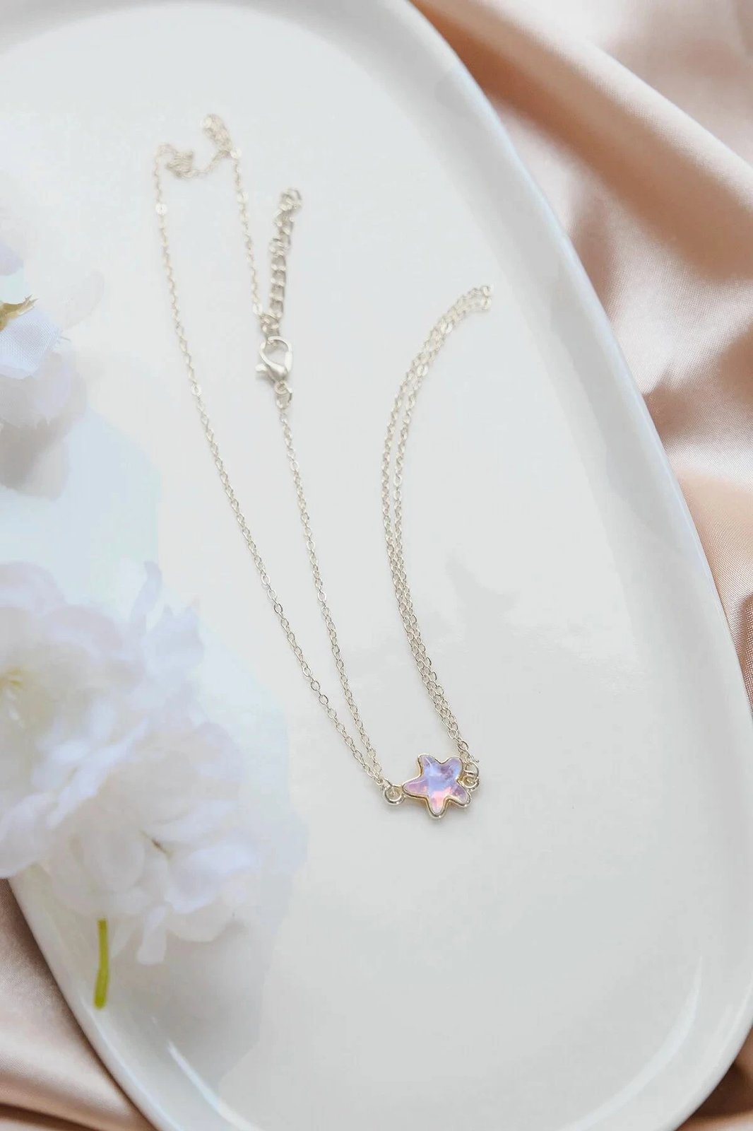 Byzylyk Jumeon, trup prej bronzi, gur zirkon, ngjyrë argjendi, 23cm