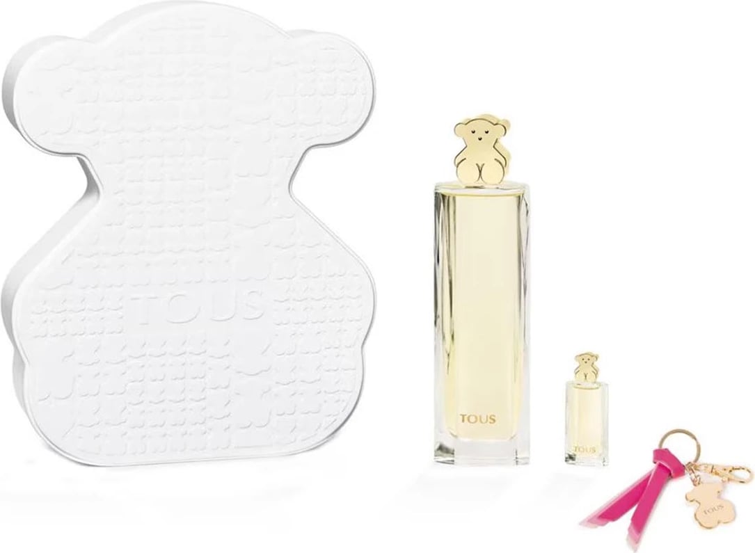 Parfum unisex TOUS Ep 90 Vap Mini Llavero Cofre-C, set