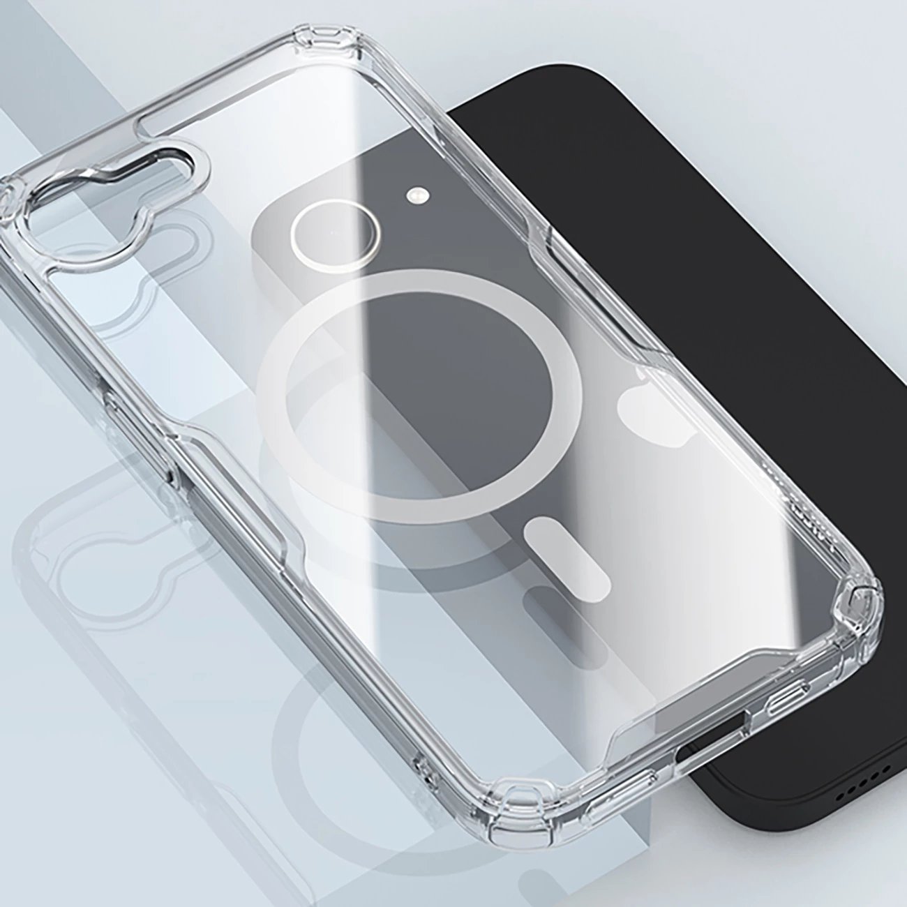 Mbështjellës Nillkin Nature Pro Magnetic për iPhone 16e, MagSafe, Transparent Mbështjellës Nillkin Nature Pro Magnetic për iPhone 16e, MagSafe, Transparent