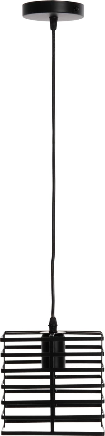 Llambë varëse tavani, kapak metali i zi, FH4131, 16x16x124H cm Llambë varëse tavani, kapak metali i zi, FH4131, 16x16x124H cm