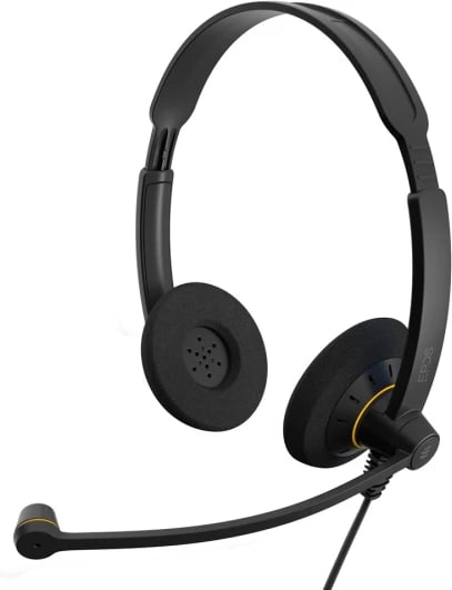 Kufje Profesionale për PC/Softphone  EPOS SC 60 - USB, e zeze