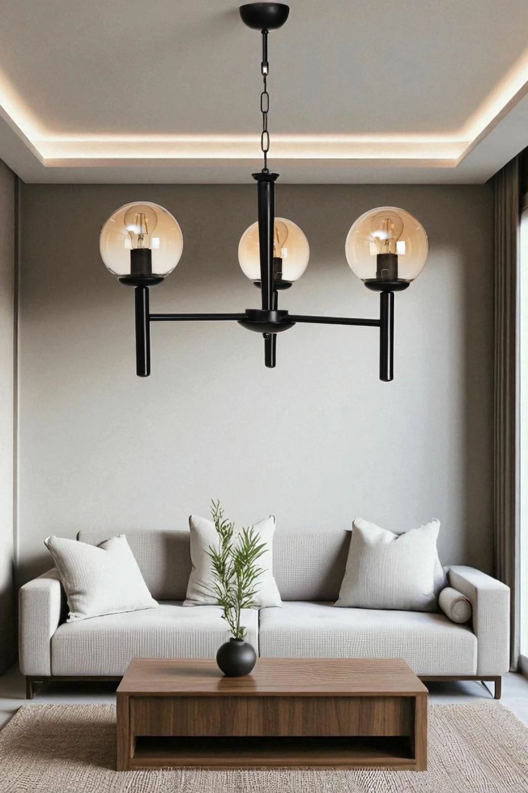 Llambë tavani Opviq, 8979-3, ngjyrë mjaltë dhe e zezë