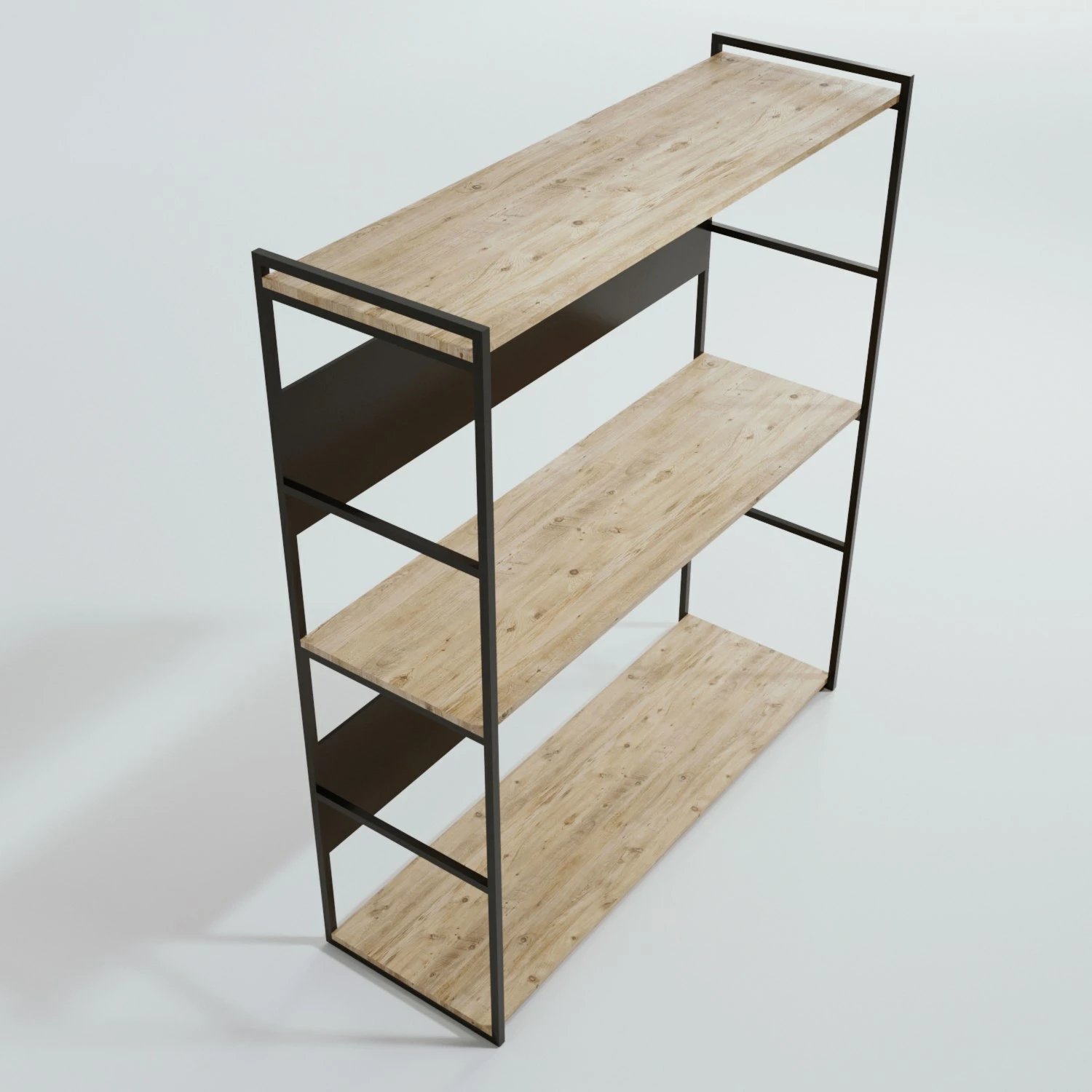 Dollap Skye Decor, Perpa, L650, ngjyrë lis dhe e zezë