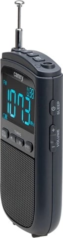Radio portative, Camry CR 1905, AM/FM, ekran LCD, USB-C, 20 stacione, alarm, bateri 900 mAh