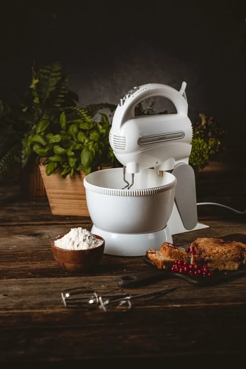 Mikser me tas, Adler CR 4213, 3L, 5 shpejtësi, Turbo, 300W (max 600W), i bardhë