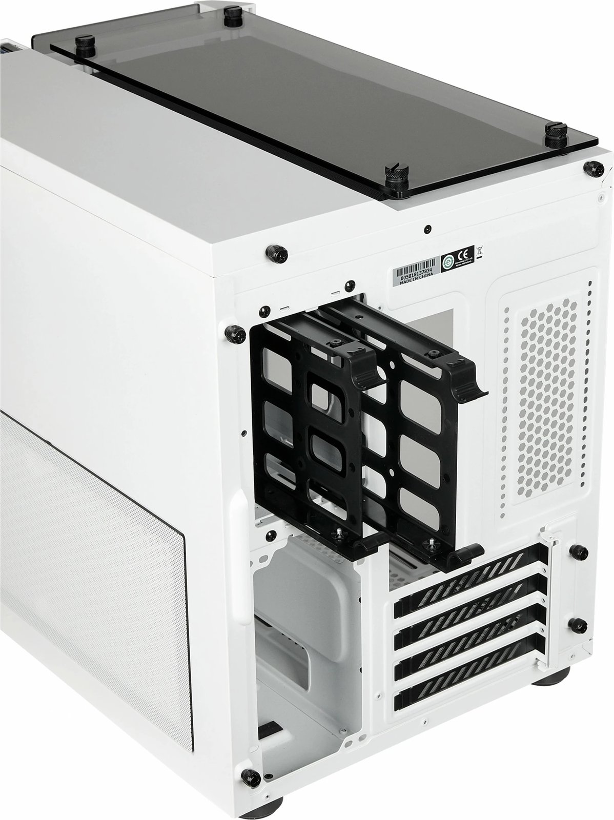 Kasë Corsair Crystal 280X, micro ATX, xham i temperuar, e bardhë Kasë Corsair Crystal 280X, micro ATX, xham i temperuar, e bardhë