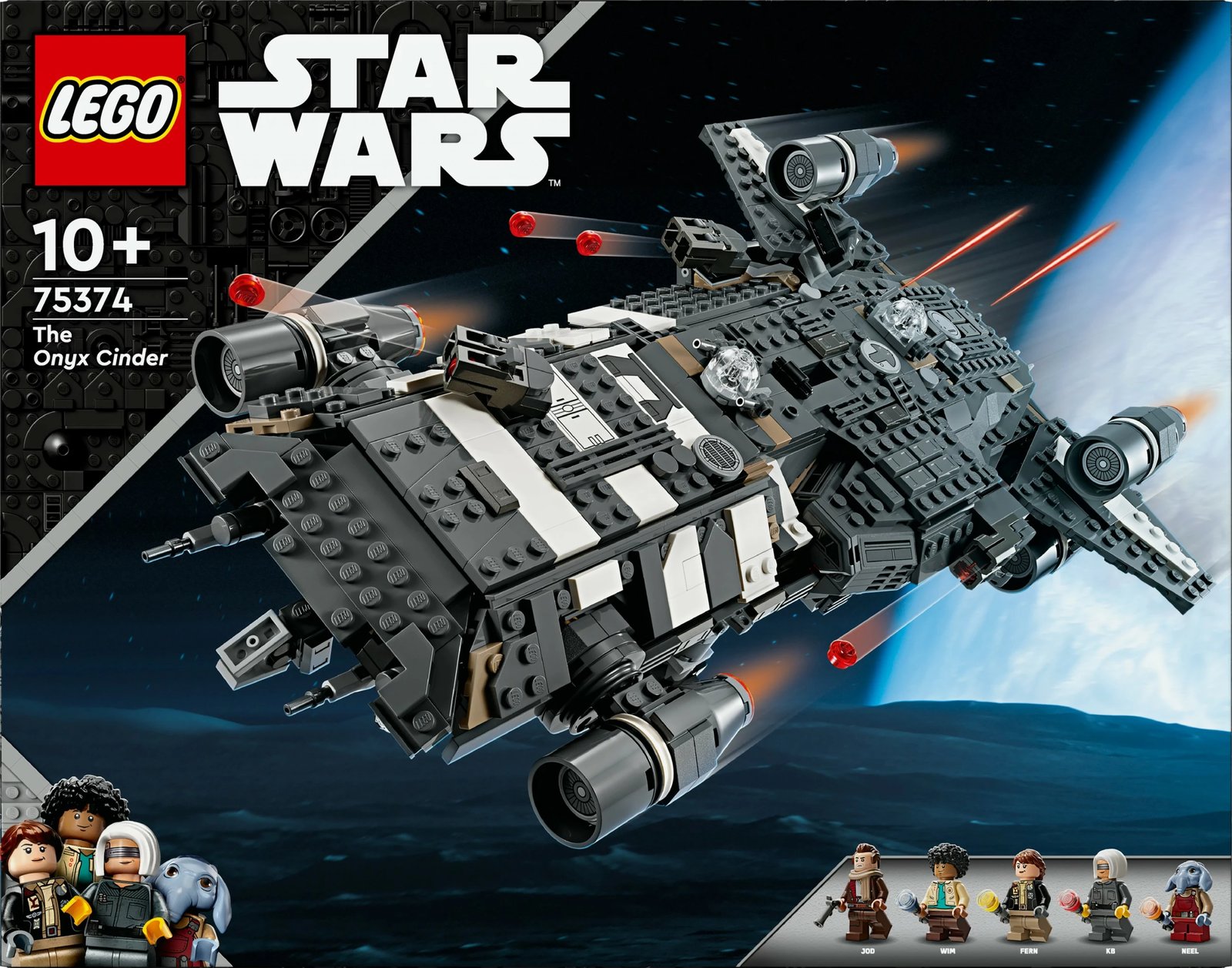 Set ndërtimi LEGO Star Wars The Onyx Cinder 75374, 1325 pjesë, multikolor