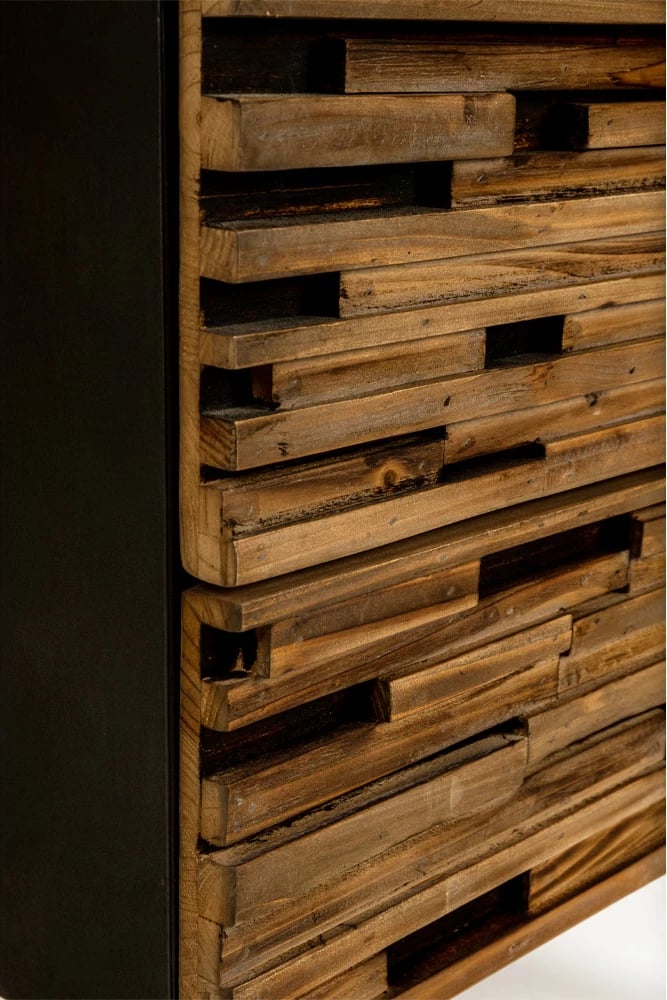 Komodinë Coast, e zezë-natyrale, 55x43x55.5