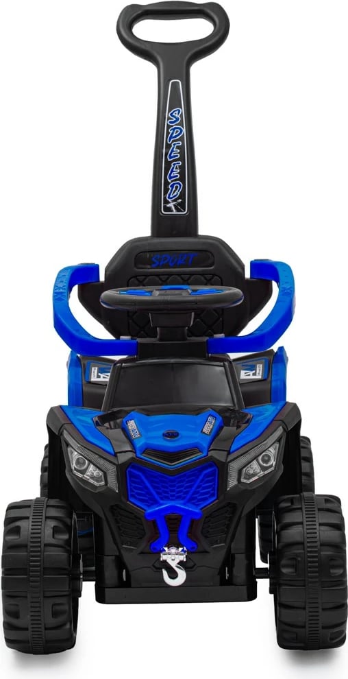 makinë lodër ride-on elektrike me shufër drejtimi, Baby Mix Ruggy, 6V 18W, deri 30 kg, blu