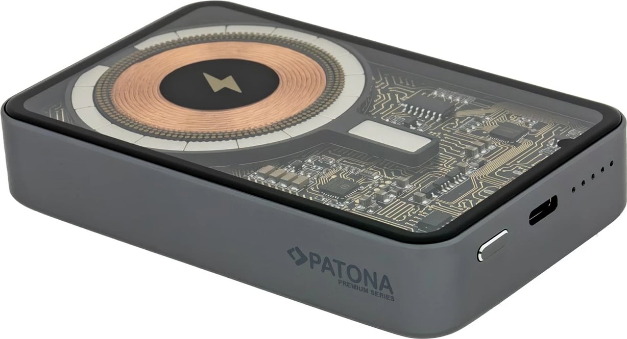 Power bank PATONA 9992, 10000 mAh, LiPo, e zezë