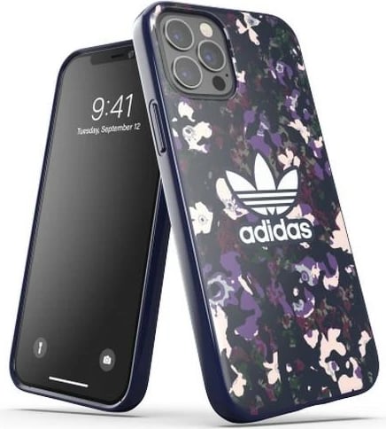 Mbështjellës Adidas OR SnapCase Graphic për iPhone 12/12 Pro, vjollcë/lilac