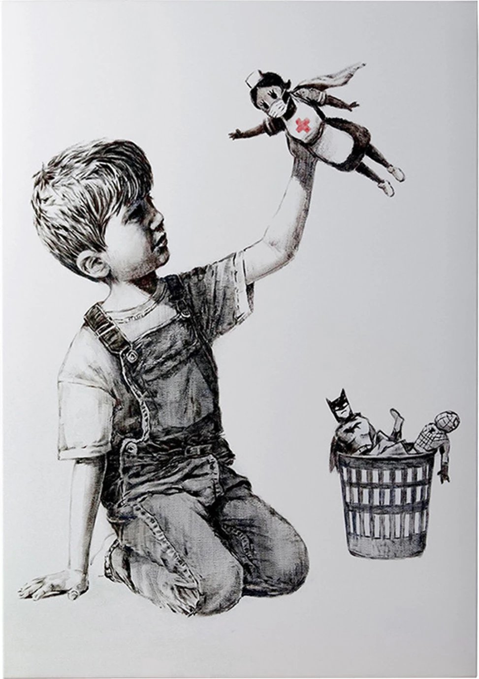 Pikturë muri GOBI, kanavacë e printuar, 50x3x70cm