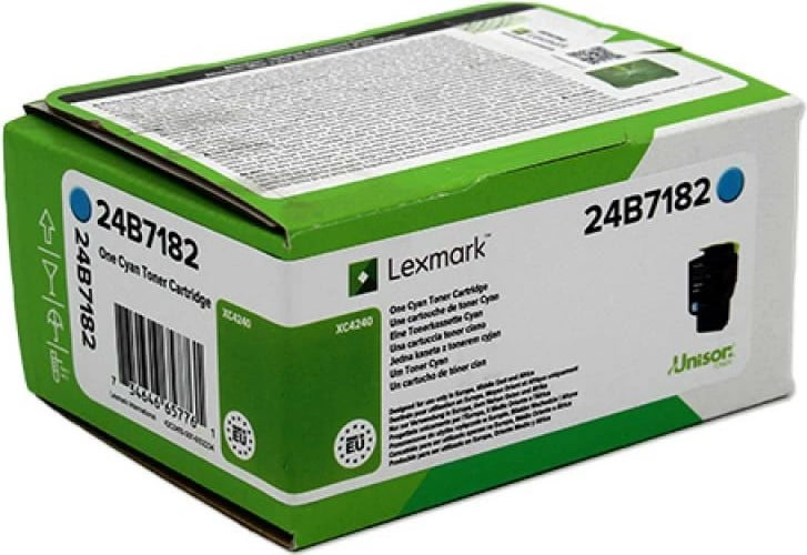 Toner, Lexmark 24B7182 rendiment 6k cyan