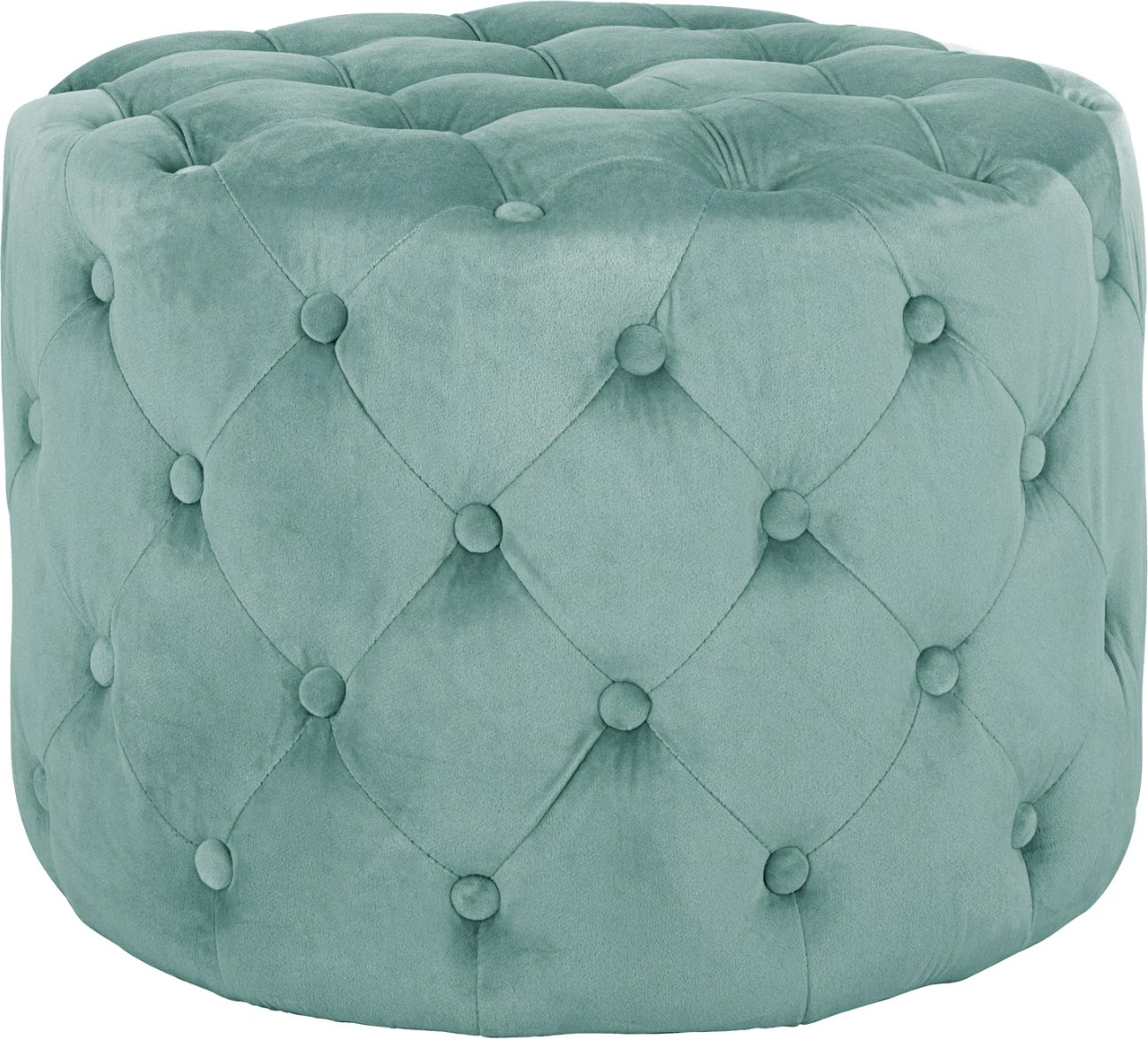 Karrige Kassie FH8406.07, ngjyrë fistik, kadife, stil Chesterfield, Φ60x43Hcm