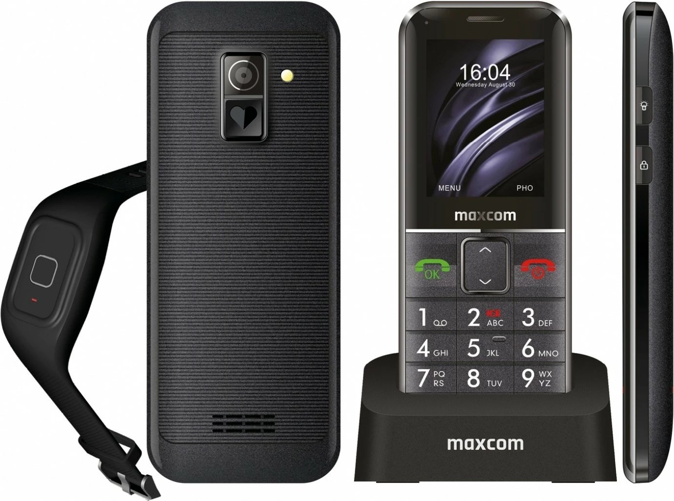 Celular Maxcom MM 735 SOS me byzylyk SOS, E zezë