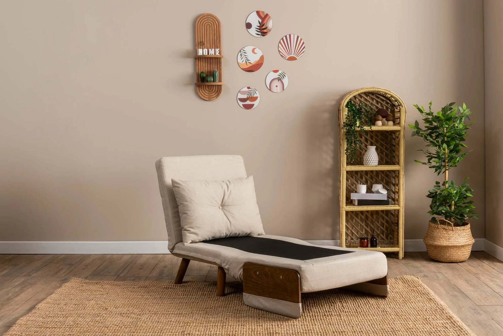 Krevat-karrige një vendës, Atelier del Sofa, Cosmo Single, krem