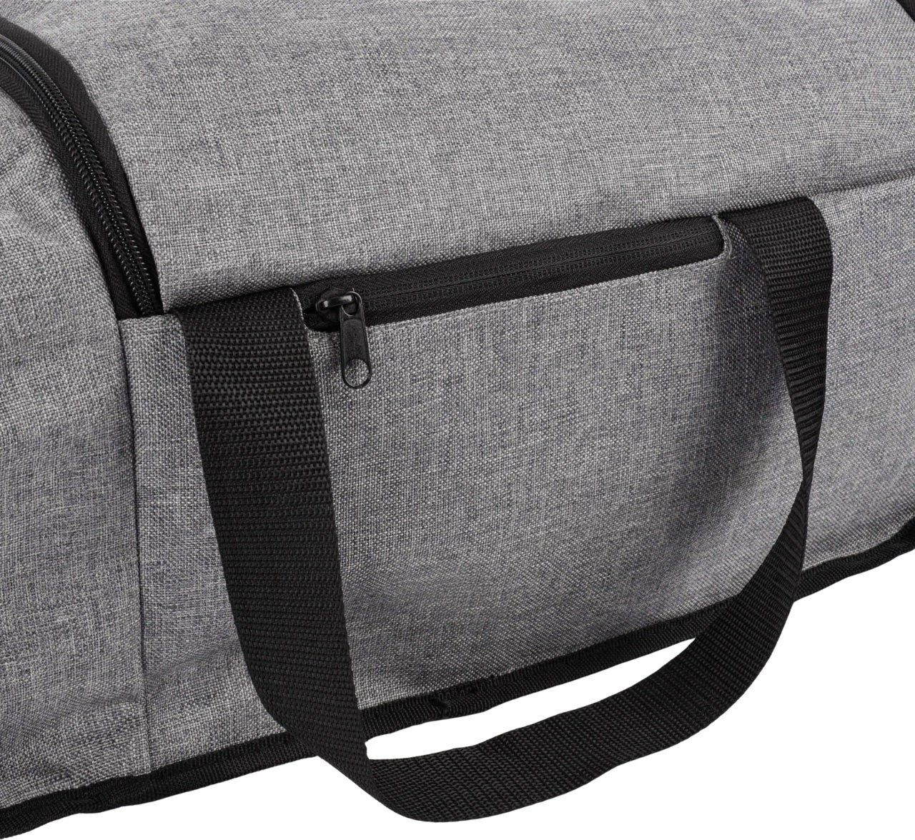 Çantë sportive Meteor unisex, gri-e zezë
