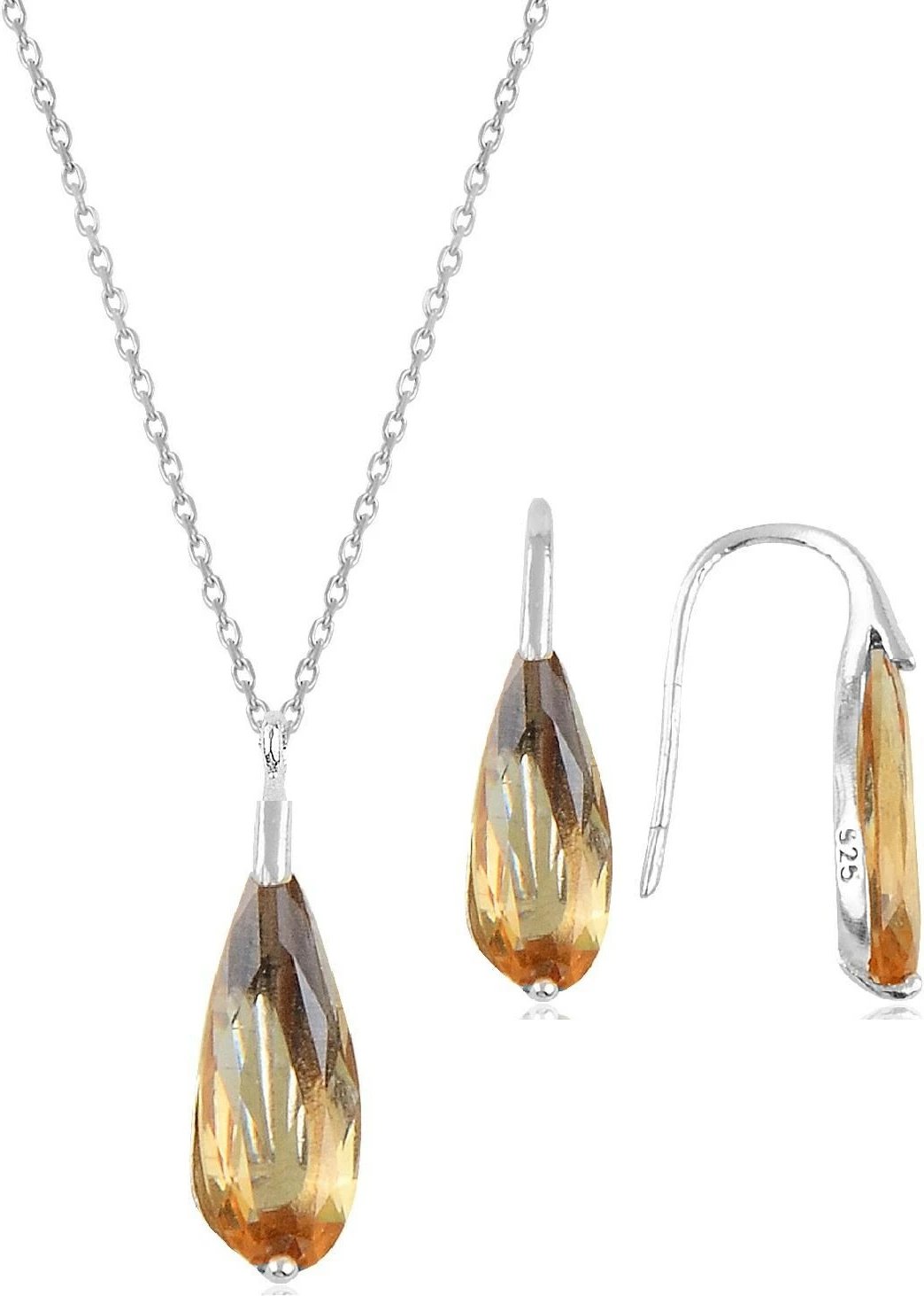 Set varëse me vathë argjendi, Jumeon, ngjyrë argjendi dhe e verdhë, SGTL10599