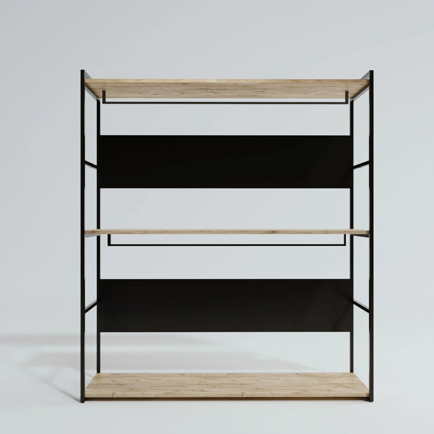 Dollap Skye Decor, Perpa, L650, ngjyrë lis dhe e zezë