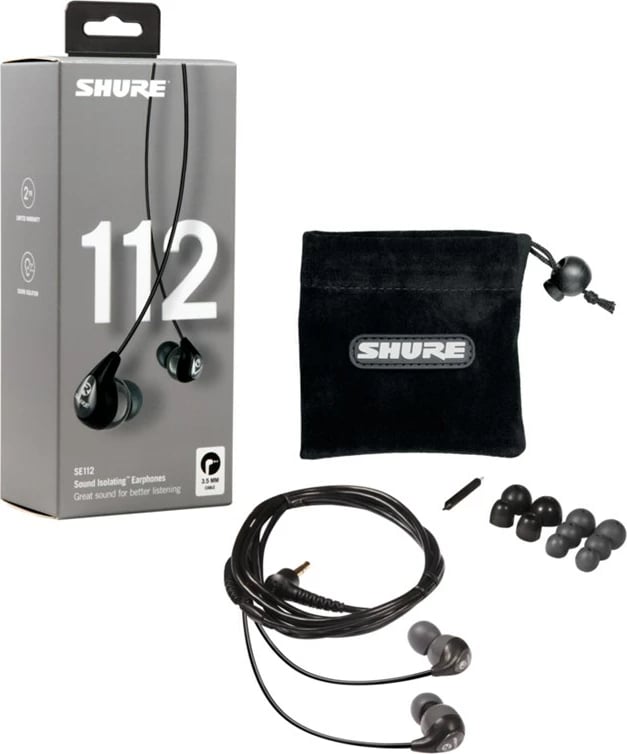 Dëgjuese Shure SE112-GR, hiri