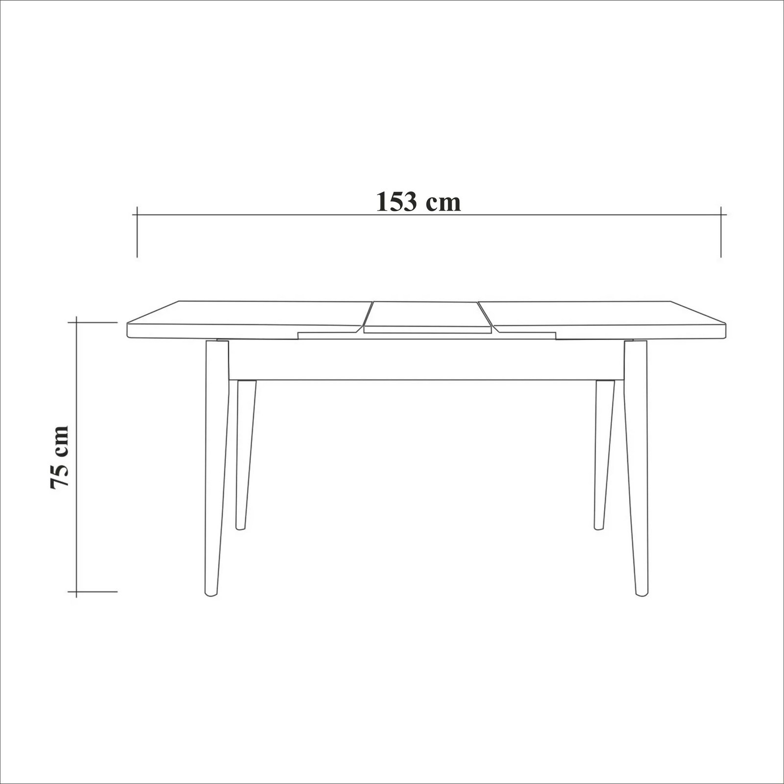 Set tavolinë me karrige për ngrënie, i zgjatshëm, Hanah Home, Santiago, ngjyrë Atlantic Pine dhe antracit, 5 copë