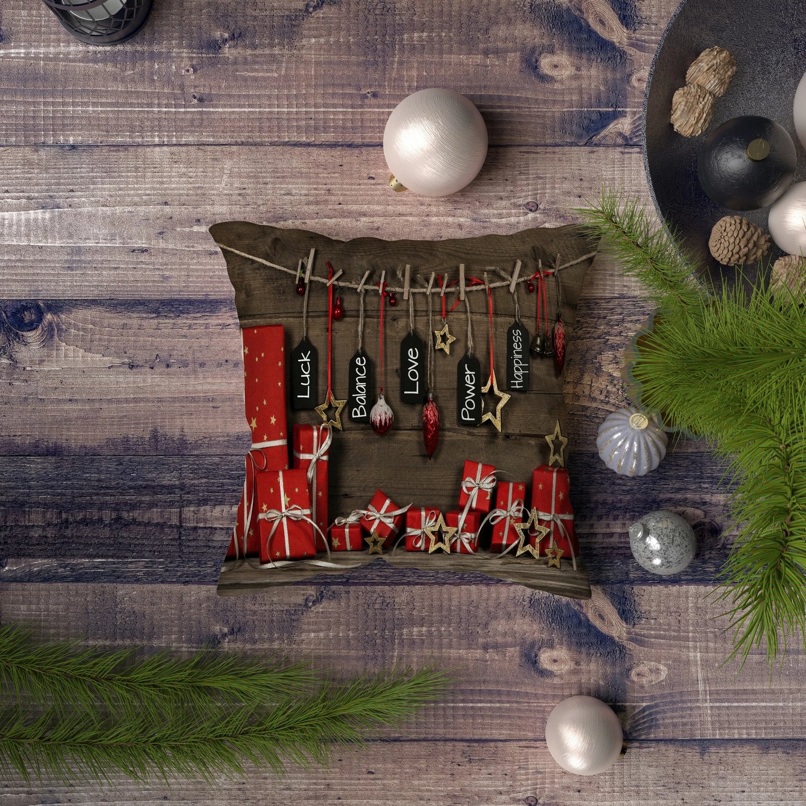 Jastëk Aberto Design, NYXMAS111, shumëngjyrësh, 43x43cm