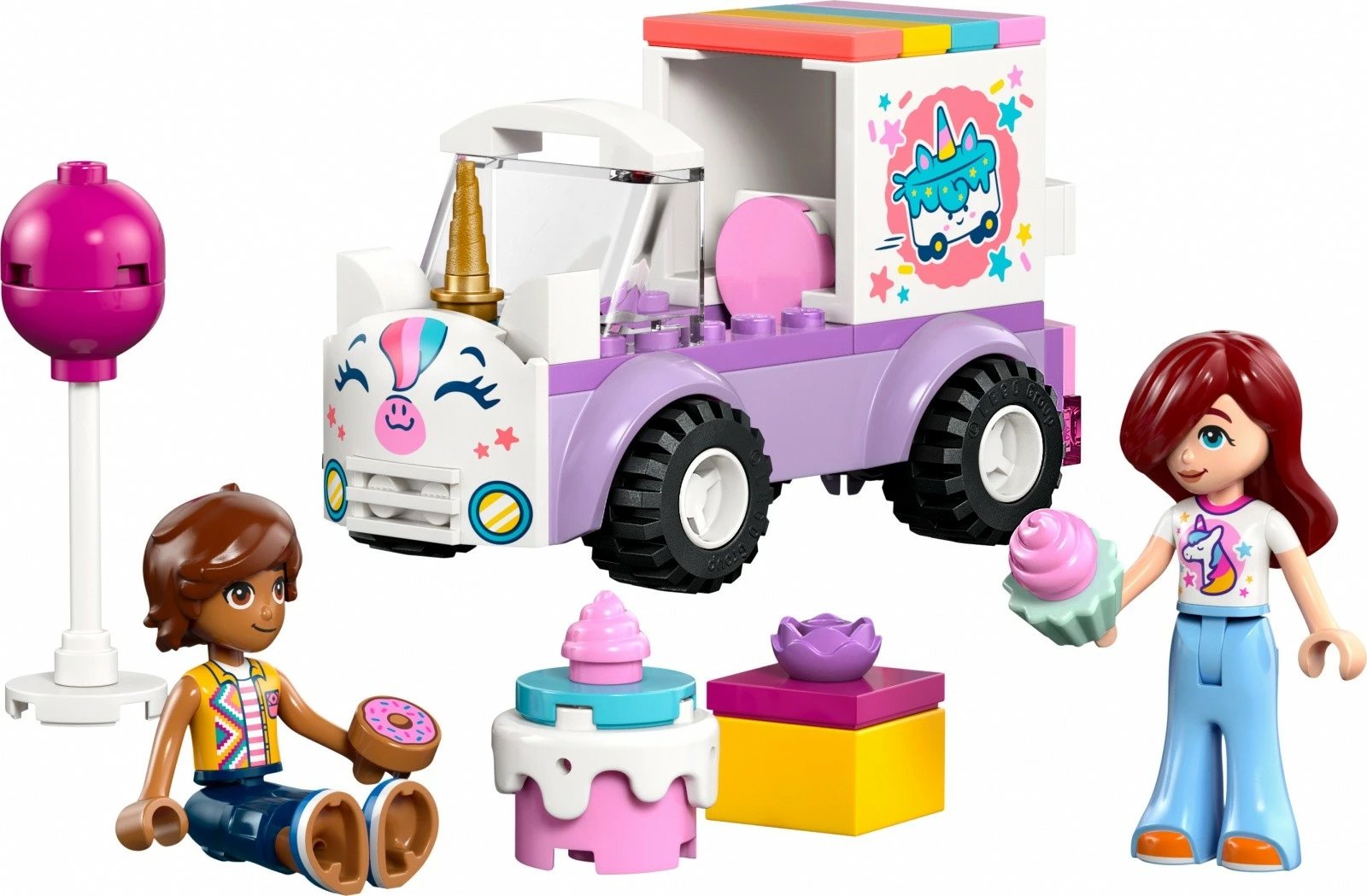 Set konstruktimi, LEGO Friends, 42675 Unicorn Cake Delivery, 67 copë, 4+, set i vogël