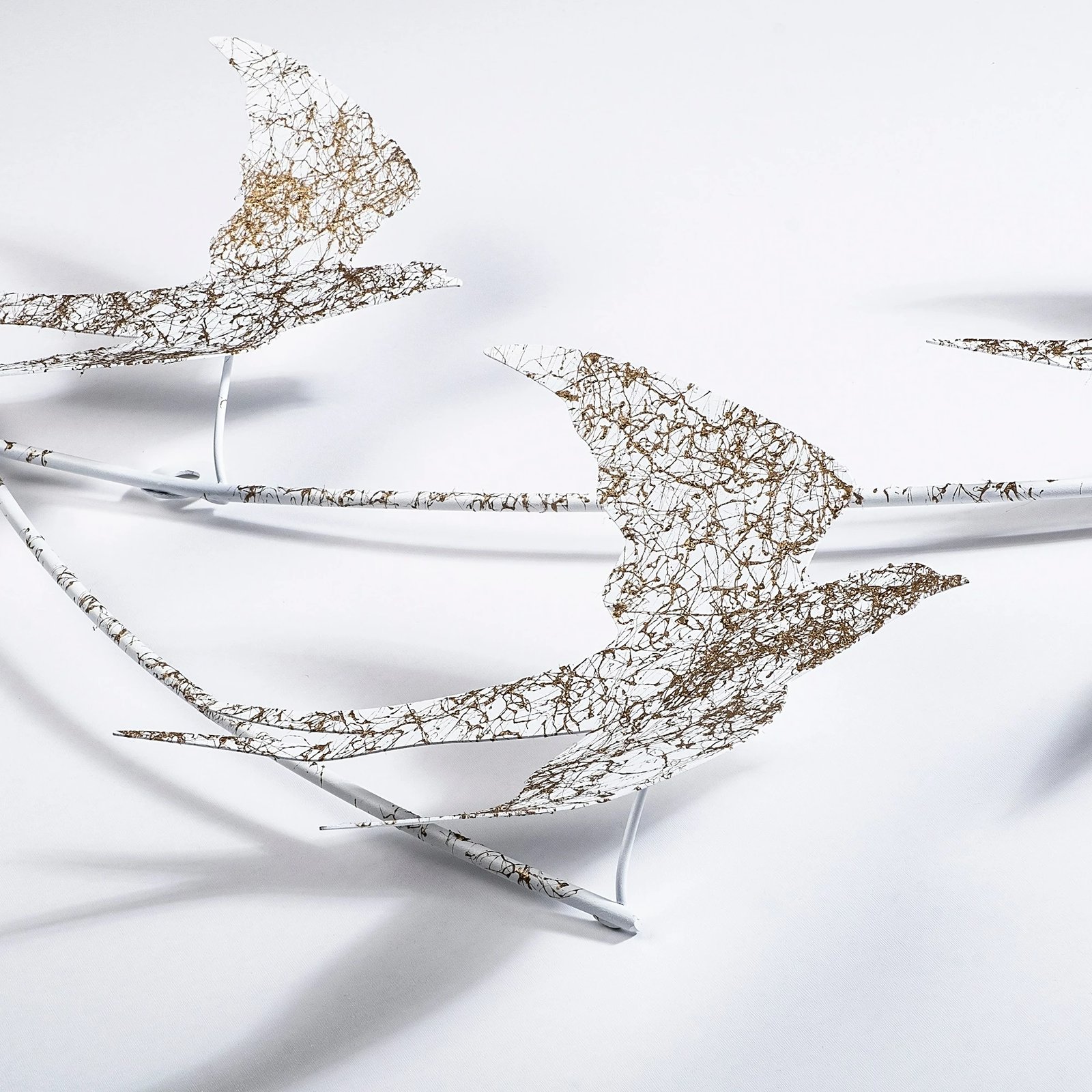 Aksesor dekorativ metalik për mur, Wallity, Wallow 6