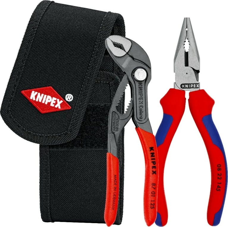 Set pinca Knipex 00 20 72 V06, 2 copë, mini, 75 mm, 54 mm, 375 g