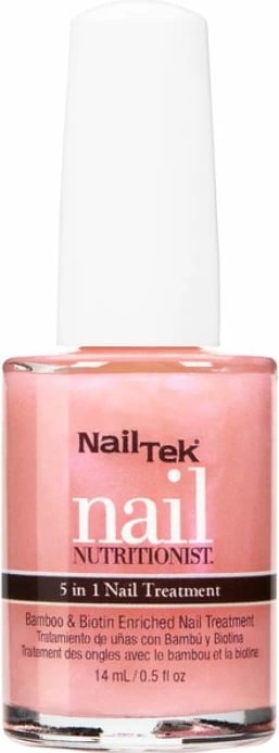 Llak për thonj për femra NailTek Strengthening Nail Polish 5-in-1 Bamboo & Biotin, 14ml Llak për thonj për femra NailTek Strengthening Nail Polish 5-in-1 Bamboo & Biotin, 14ml