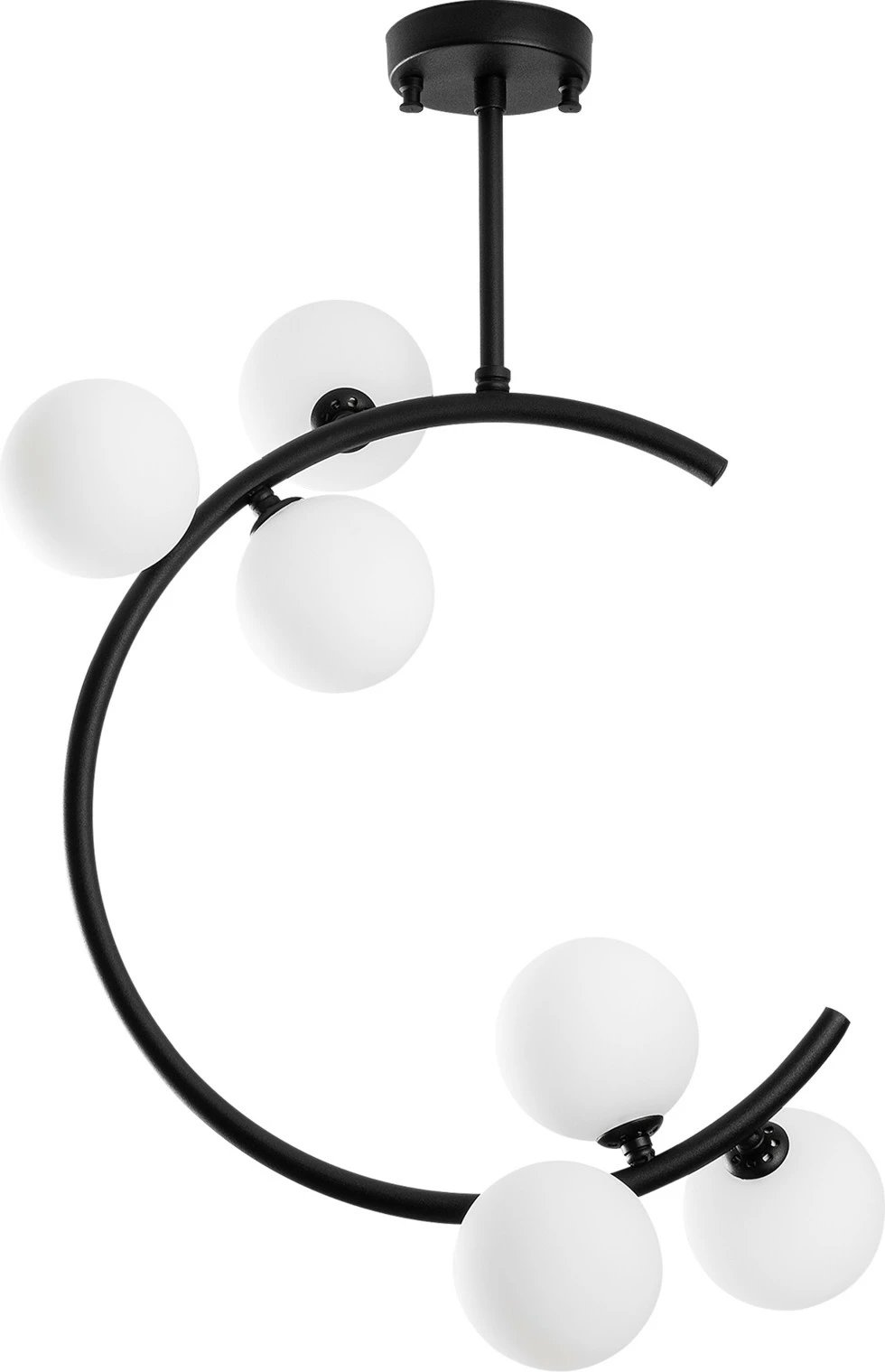 Llambë tavani Opviq, Luminar - 14125, trup metalik, ngjyrë e zezë