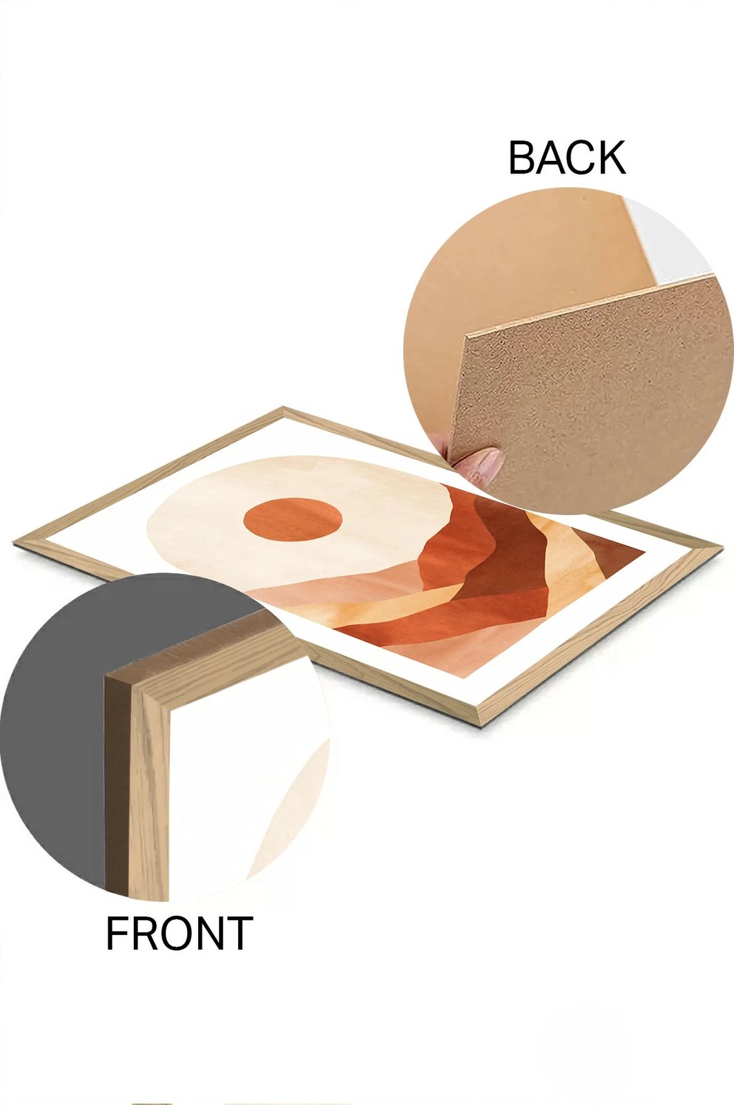 Pikturë dekorative murale Wallity, Tekhammdf113, shumëngjyrëshe, 33x48cm