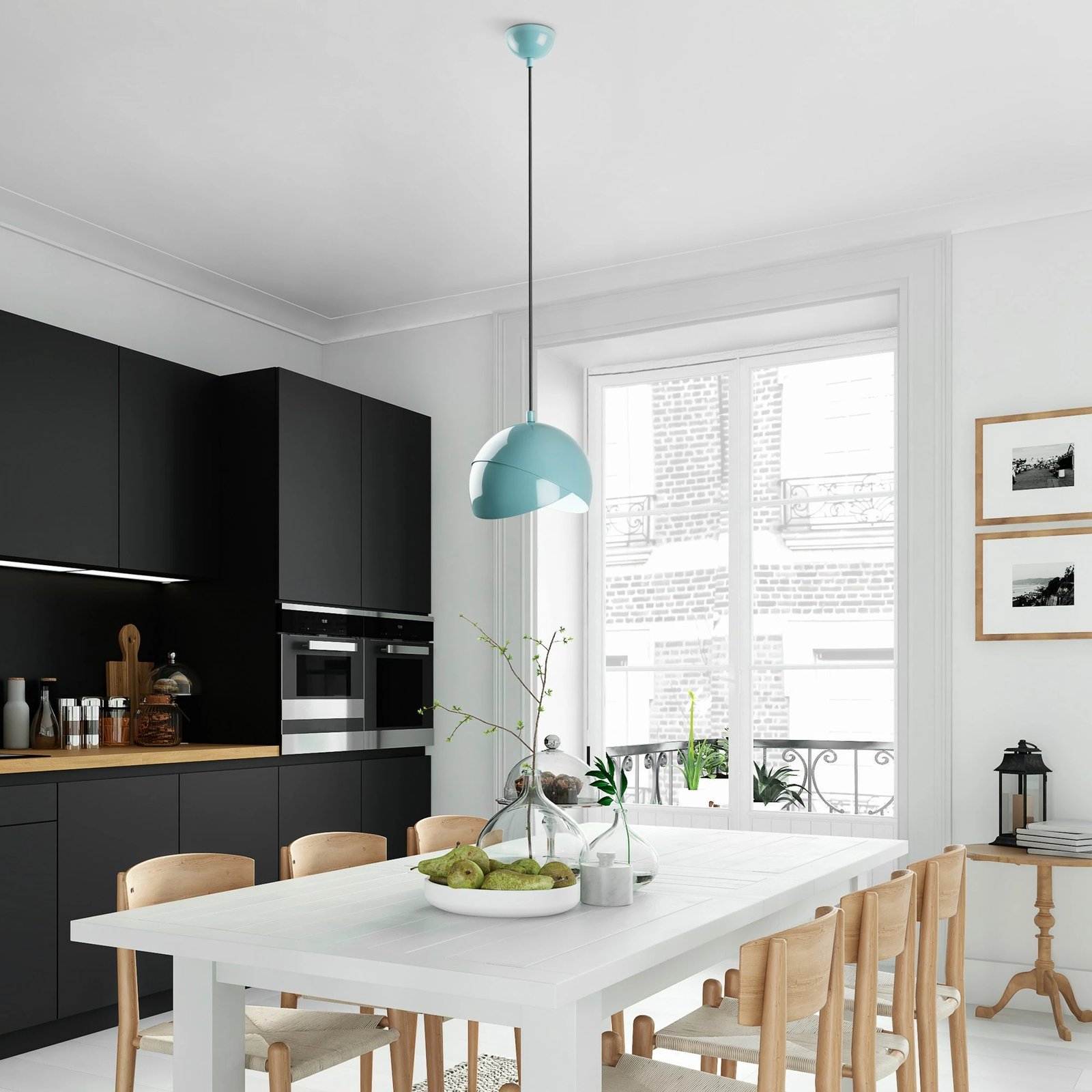 Llambë tavani Opviq Pacman, ngjyrë tyrkiz Llambë tavani Opviq Pacman, ngjyrë tyrkiz