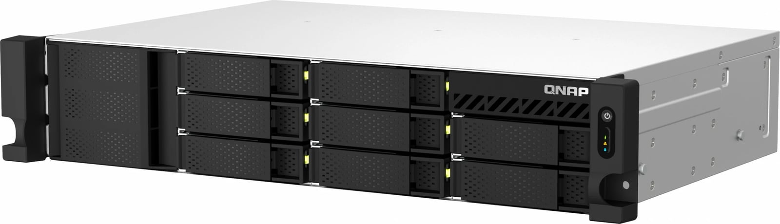 NAS rackmount QNAP TS-864eU-RP-8G, 8 vende, Intel Celeron N5095, 8GB RAM, 2U, short depth, i zi