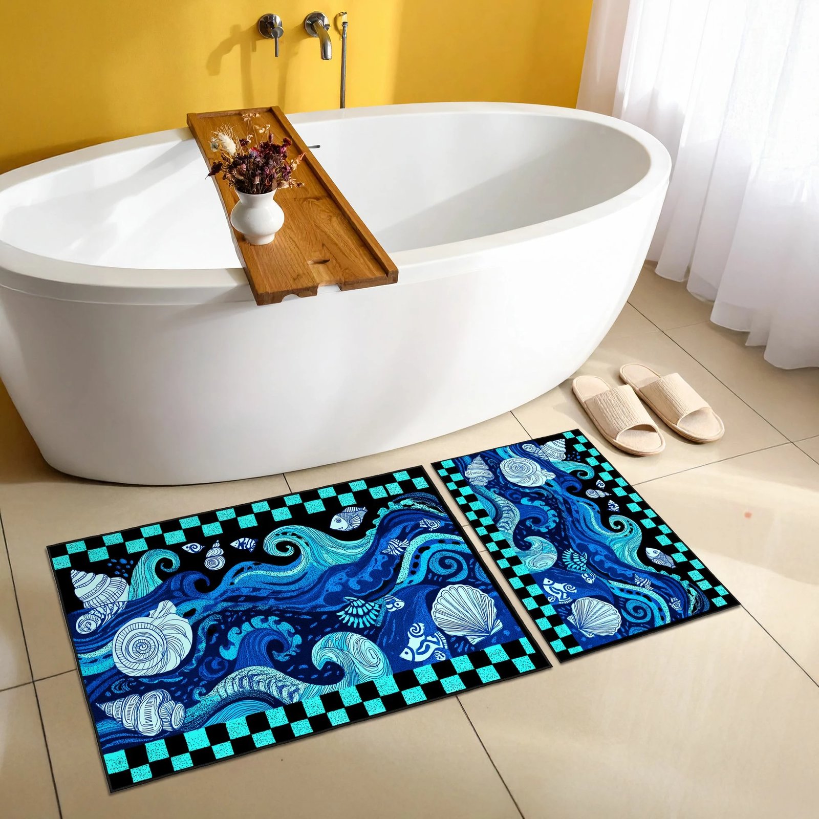 Set tapetash për banjo (2 copë), Mijolnir, Asr14, ngjyrë kaltër