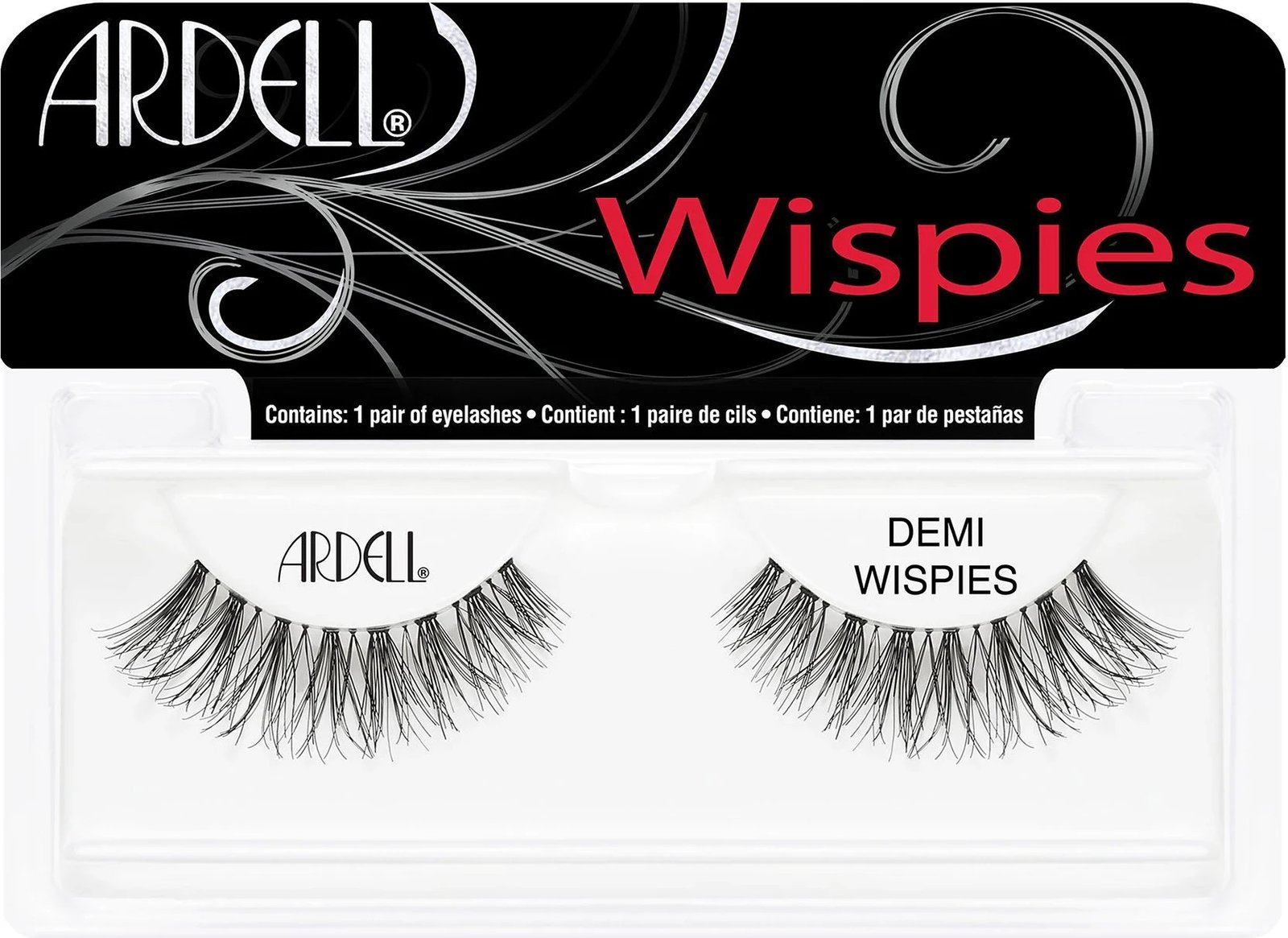 Qerpikë Ardell Demi Wispies, të zinj