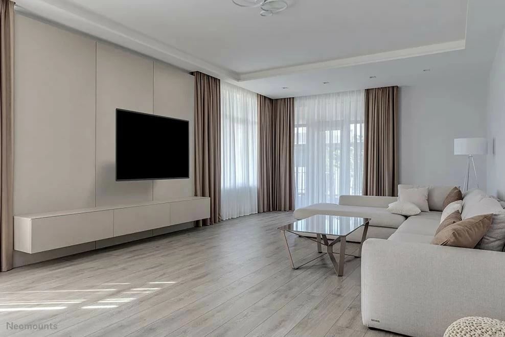 Mbajtëse muri për TV/monitor Neomounts WL40-550BL14, 32-55 inç, Metal, E zezë