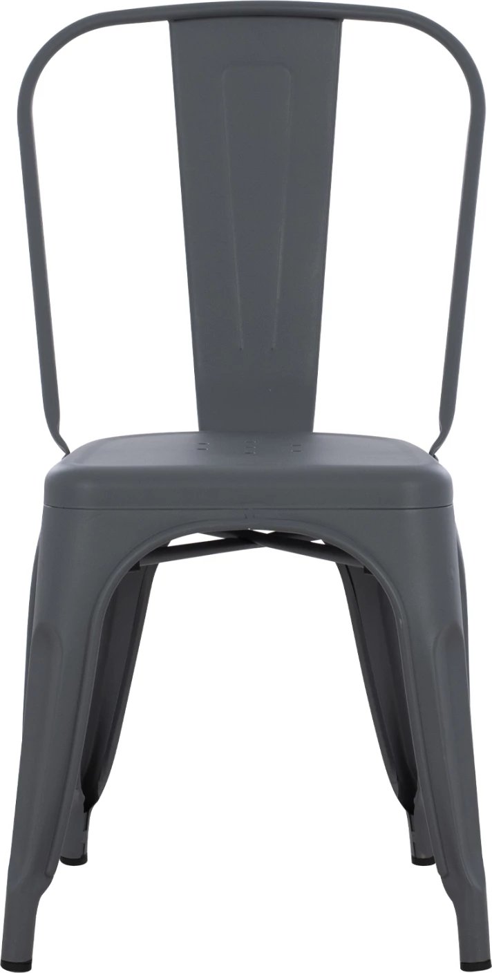 Karrige për ngrënie MELITA-PRO FH8641.50 metalike, ngjyrë gri, 44x47x84.5H cm