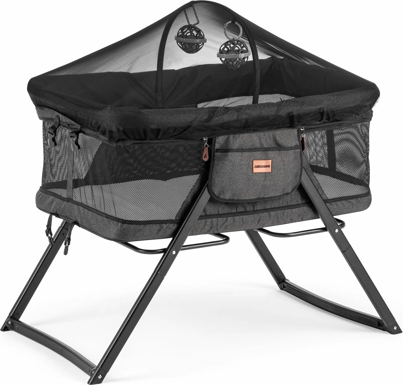 Djep i palosshëm Evila Originals, ngjyrë gri e errët