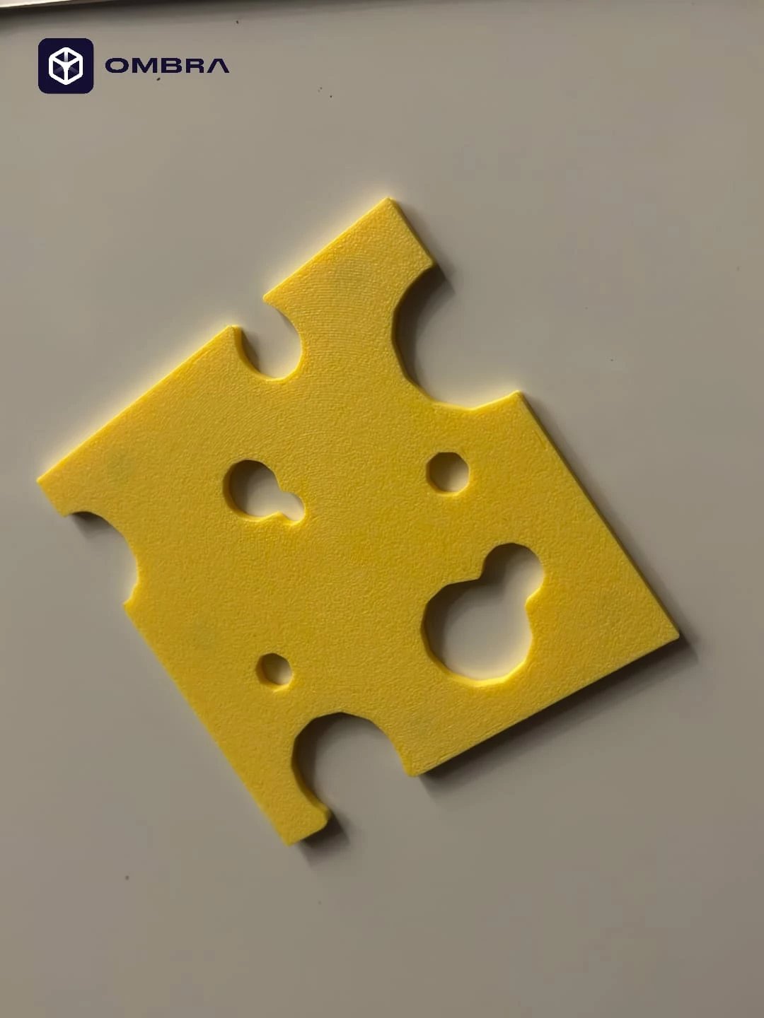 Slice of Cheese - Fridge Magnet e verdhe