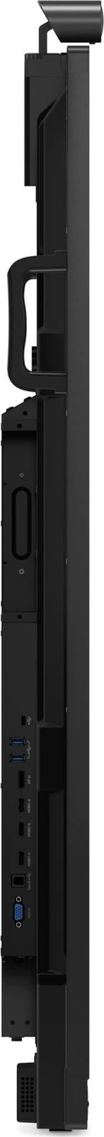 Ekran i madh interaktiv Lenovo ThinkVision T75, 75 inç, 4K Ultra HD, LED, Touchscreen, Raven Black