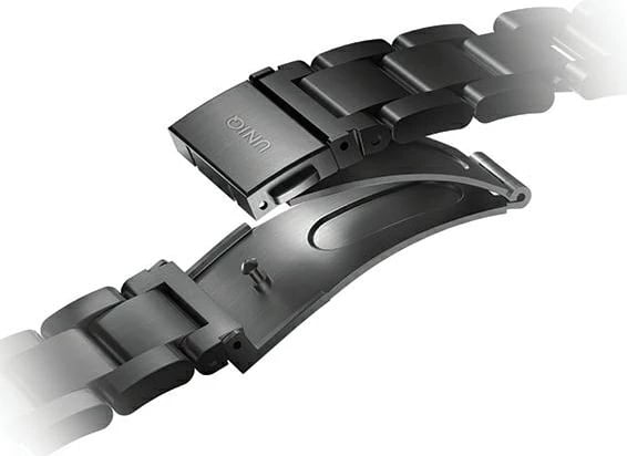 Rrip çeliku për Apple Watch UNIQ Osta, 42/44/45/49mm, i zi