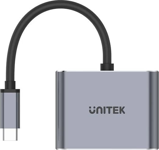 Hub Unitek USB-C 2.0, i argjend 
