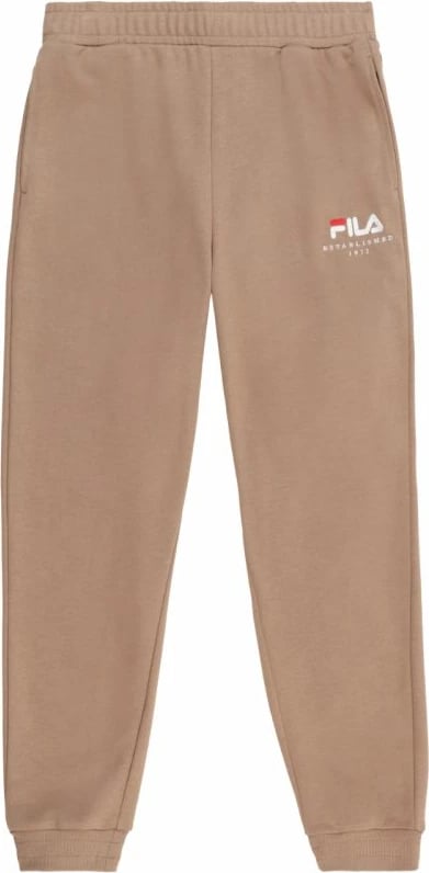 Pantallona sportive unisex Fila, bezhë